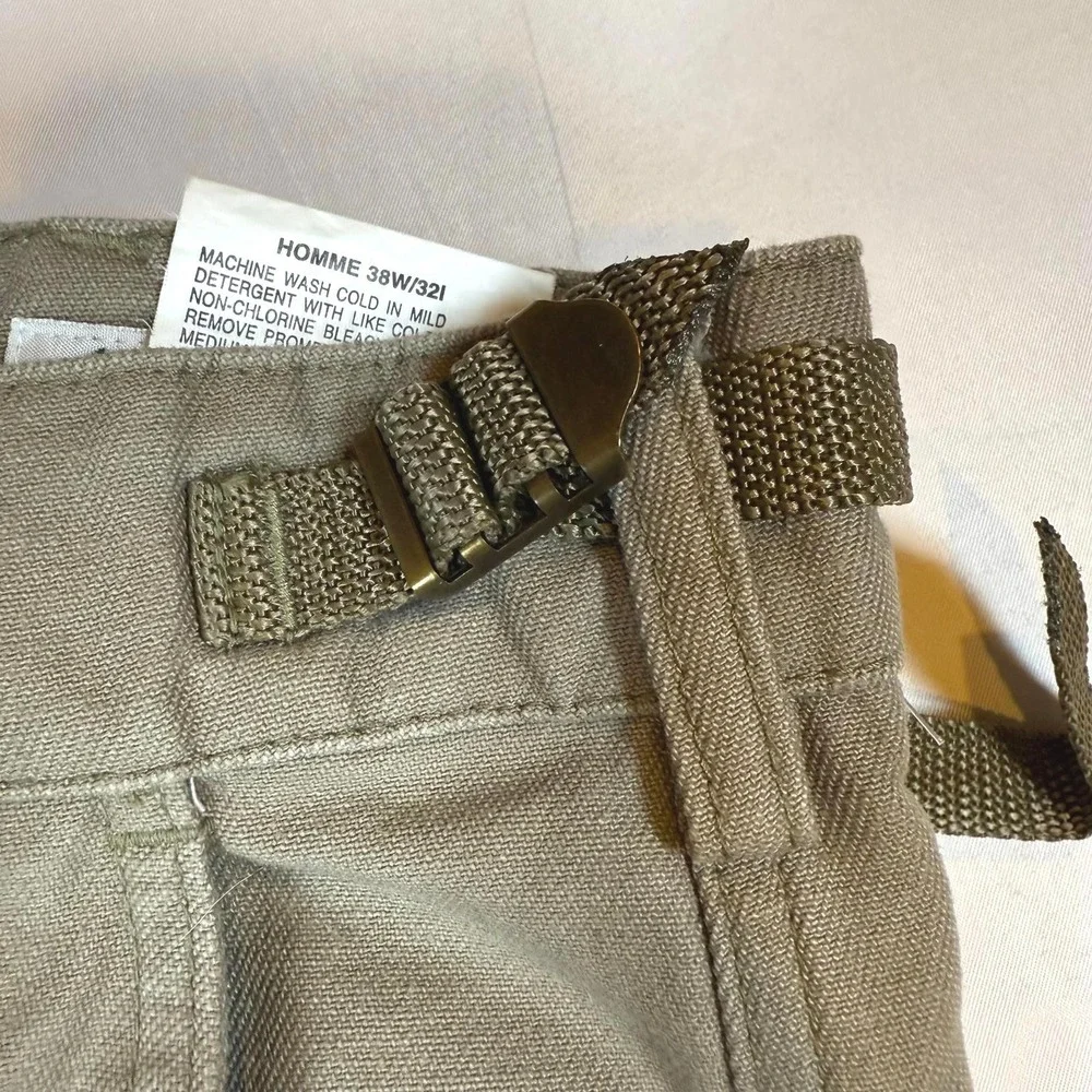 VTG Columbia Work Double Knee Pants‎  38x32 Regular Fit Straight Leg Brown